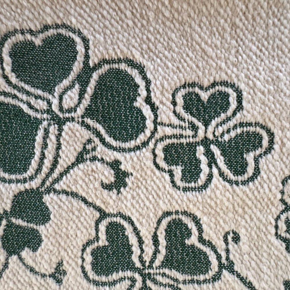 The Farmhouse St Patricks Day Table Runner Reversible Shamrocks Home Decor - Picture 5 of 12